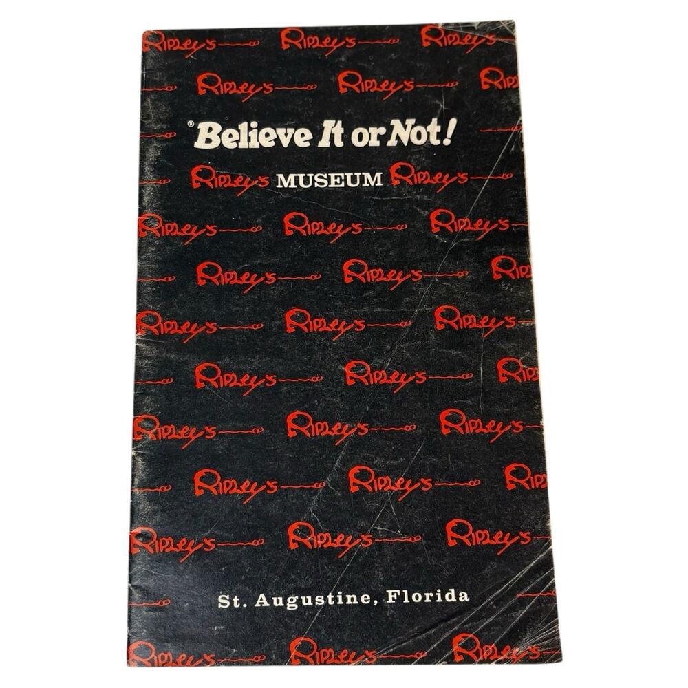 VTG 1970 Original "RIPLEY'S BELIEVE IT OR NOT! Museum" Soft Cover Book Booklet